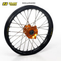 Haan wheel SX65 FRONT 02- 14-1,60 BLACK RIM/ORANGE HUB