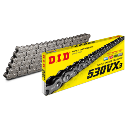 D.I.D 530VX3 Chain+Connecting link rivet type (ZJ)