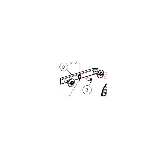 Ultratec Bogey axel + wheel nuts