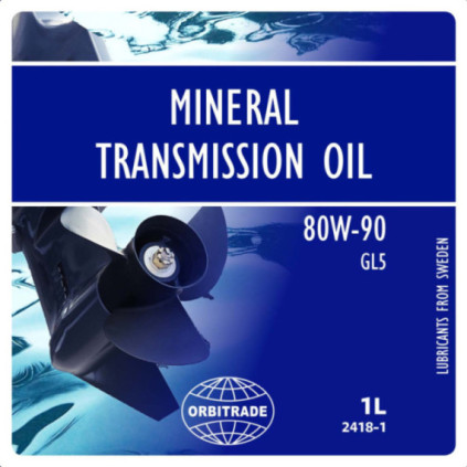 Orbitrade, Gear oil mineral 80W-90 210L