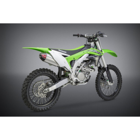 Yoshimura Slip-On Kawasaki Kx450F 2016-18 Signature Rs-4 So Ss-Al-Cf