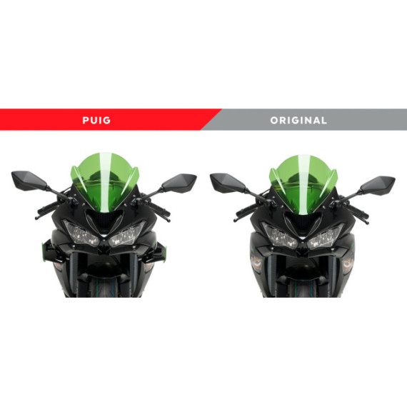 Puig Downforce Spoilers Forkawasaki Zx-6R 18' C/Black