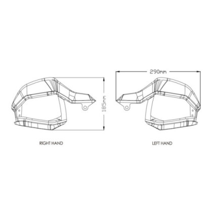 Puig Hand Guards Honda Crf1000L Africa Twin 16-18'