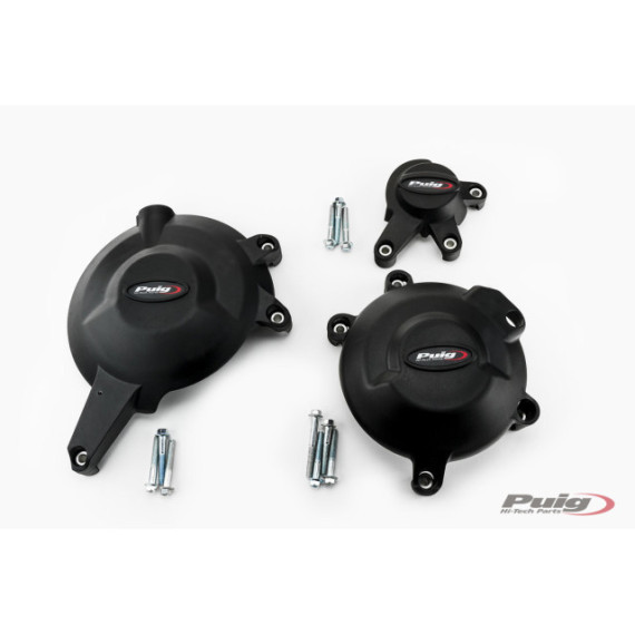 Puig Kit 3 Caps Engine Cover Kawasaki Er-6N 06'-16' C/B