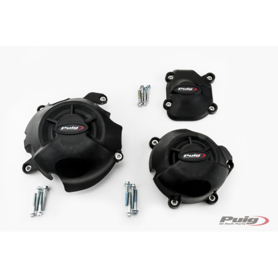 Puig Kit 3 Caps Engine Cover Kawasaki Z800/Z800E 13'-16