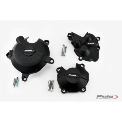 Puig Kit 3 Caps Engine Cover Kawasaki Zx-6R 09'-16' C/B