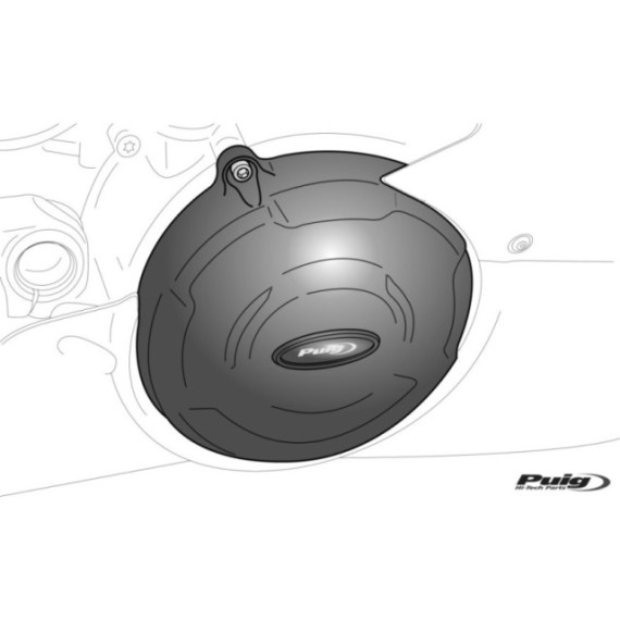 Puig Kit 3 Caps Engine Cover Kawsaki Ninja 400 18'-19'