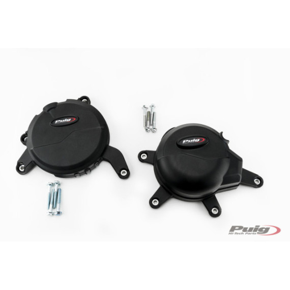 Puig Kit 3 Caps Engine Cover Ktm 390 Duke/Rc390 C/Black