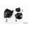 Puig Kit 3 Caps Engine Cover Yamaha Yzf-R1 /M C/Black