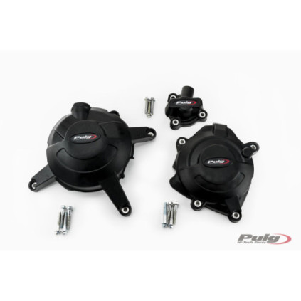 Puig Kit 3 Caps Engine Cover Yamaha Yzf-R125/Yzf-R3/Mt-