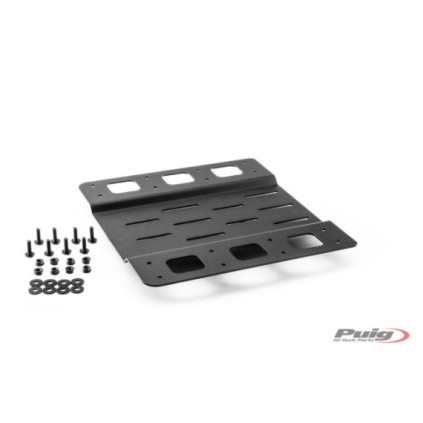 Puig Metallic Plate For Top Case 2325/3108 C/Black