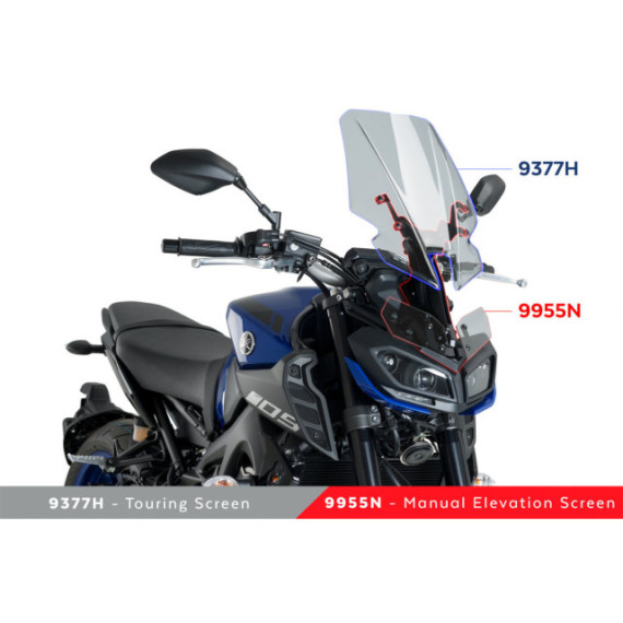 Puig Support M.E.M. For Yamaha Mt-09 17-18' C/Black