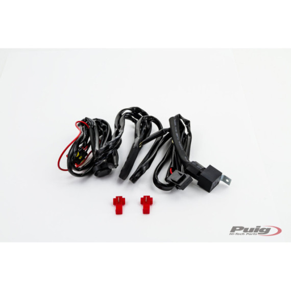 Puig Wired Kit + Switch Aux. Headlights C/Black