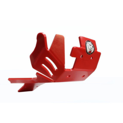 AXP Xtrem HDPE Skid Plate Red Gas-Gas EC250-EC300 18-19