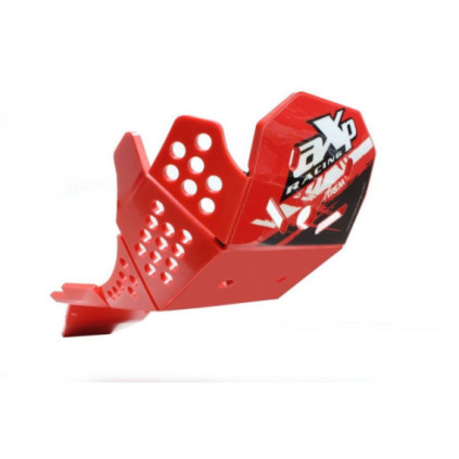 AXP Xtrem HDPE Skid Plate Red Honda CRF450R-CRF450RX-CRF400RX-CRF250R-CRF250RX-C