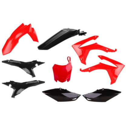 Polisport kit Honda CRF250R(14-17)/CRF450R(13-16) Red/black (1)