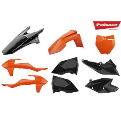 Polisport Kit KTM SX/SXF(16-18) Orange/black (1)