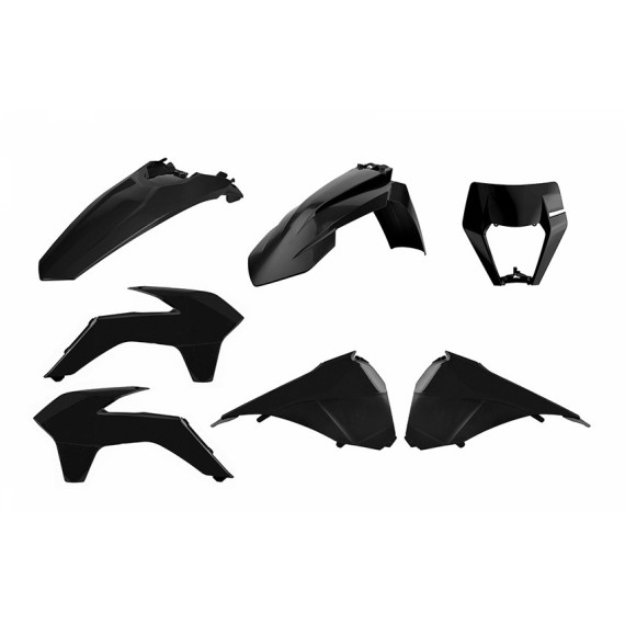 Polisport kit enduro w/mask KTM EXC/EXC-F(14-16) black (1)