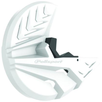 Polisport Disk w/bottom fork prot YZ125/250 YZ250/450F(08-18) white/black (8)