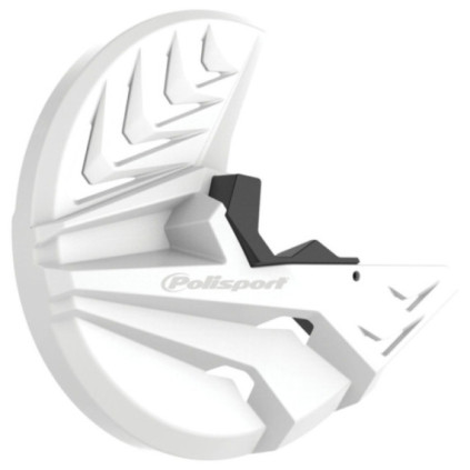 Polisport Disk with bottom fork prot Honda CRF450R(10-14) white/black (8)