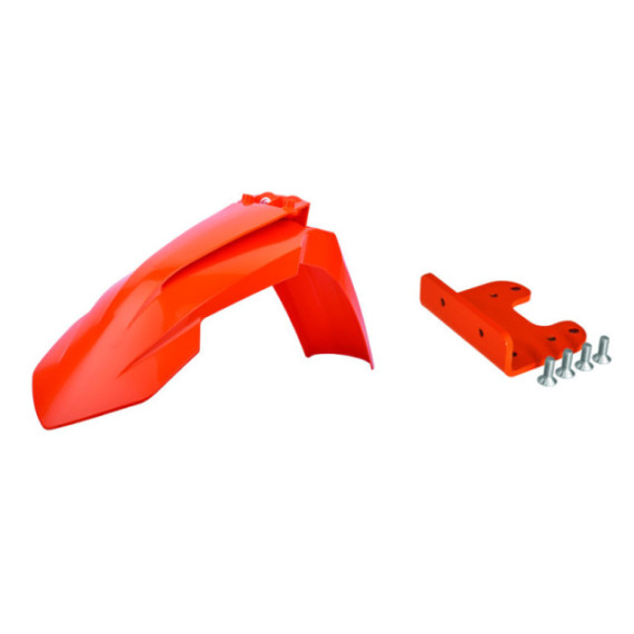 Polisport Kit front fender ktm(17)+adapter SX(07-12) EXC(08-13) orange ktm16 (6)