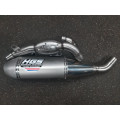 HGS Exhaust system 4T Enduro Complete HVA FE350 20- ,Gas Gas EC350F 21-