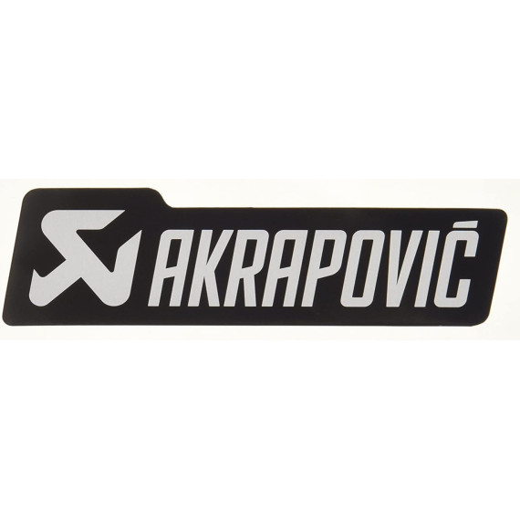 Akrapovic Sticker Mono AL 135x40mm