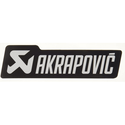 Akrapovic Sticker Mono AL 135x40mm