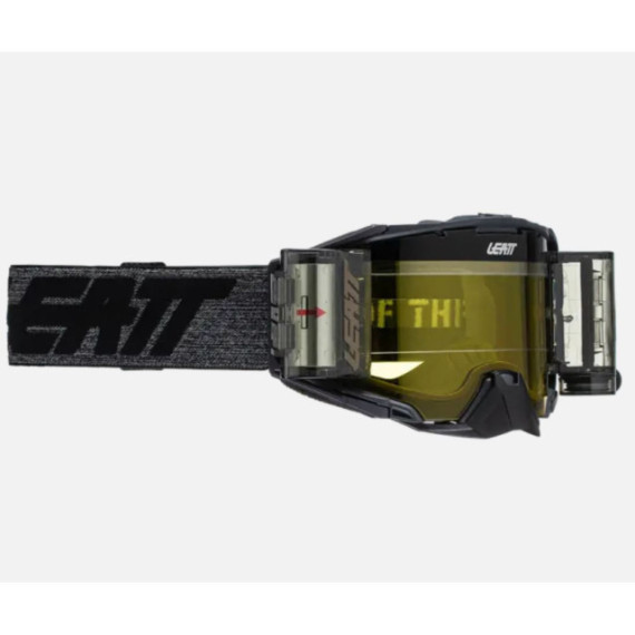 Leatt Goggle Velocity 6.5 Roll-Off Graphene Yellow 70%