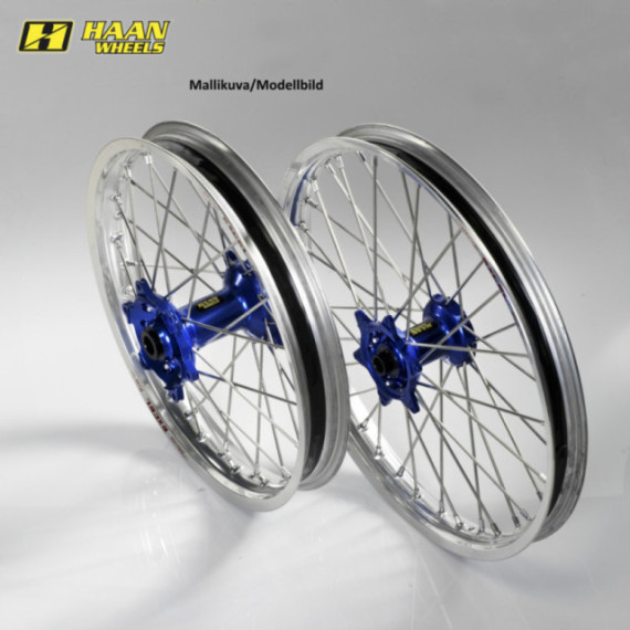  Haan wheel WR125/250/WRF250/426/450 99-13 17-3,50 SILVER RIM/BLUE HUB