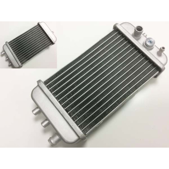 Radiator, with sensor place, Derbi Senda / Aprilia RX,SX 06- / Gilera SMT,RCR