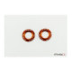 Puig set of orange aluminium rings for PHB swing protector