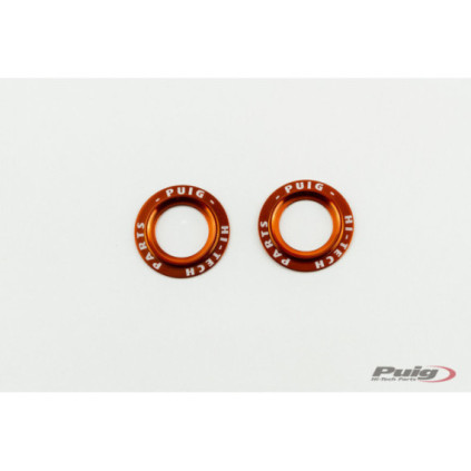 Puig set of orange aluminium rings for PHB swing protector