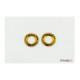 Puig set of gold aluminium rings for PHB swing protector