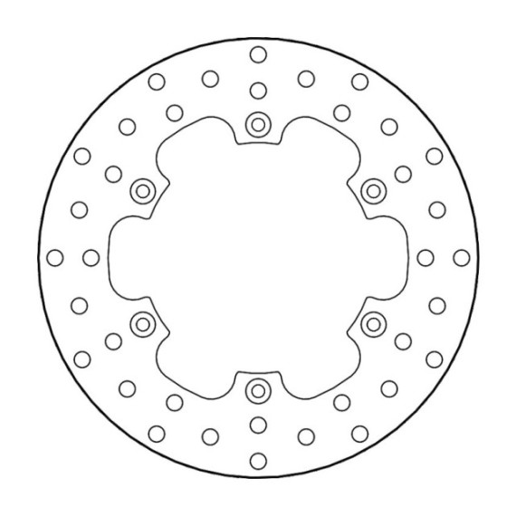 Moto-Master Halo Brakedisc rear Yamaha: YZ, WR, TT