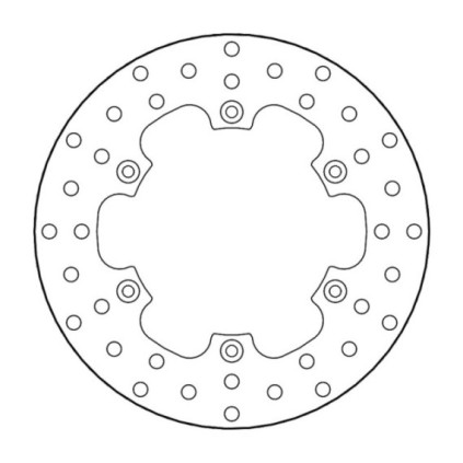 Moto-Master Halo Brakedisc rear Yamaha: YZ, WR, TT