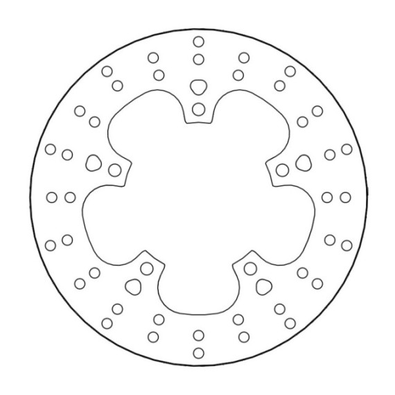 Moto-Master Halo Brakedisc rear Yamaha: YZF-R 125