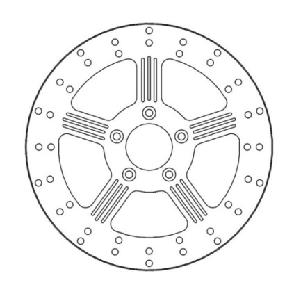 Moto-Master Harley Adrian Brakedisc Ø300 (front, 8.7mm holes)