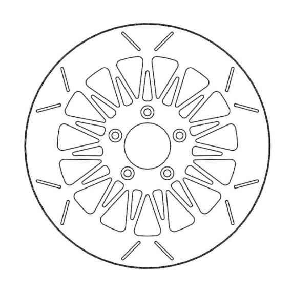 Moto-Master Harley Rialto Brakedisc Ø300 (front, 8.7mm holes)