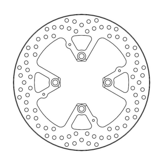 Moto-Master Halo Brakedisc rear Ducati: Diavel, Multistrada ABS, Xdiavel (6MM di