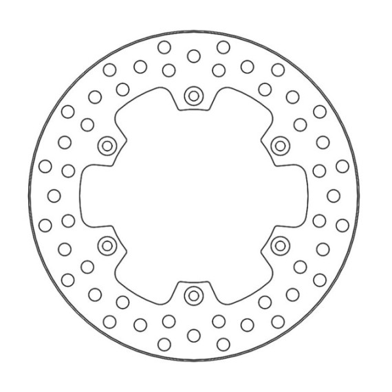 Moto-Master Vintage Brakedisc rear Yamaha: YZ125 (1988-1991), YZ250 (1988-1997)