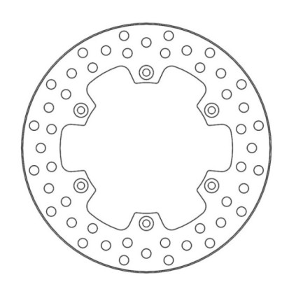 Moto-Master Vintage Brakedisc rear Yamaha: YZ125 (1988-1991), YZ250 (1988-1997)