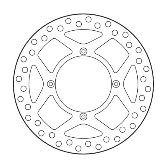 Moto-Master Vintage Brakedisc front Kawasaki: KX125/250 (1989-2002), KX500 (1989