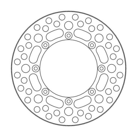 Moto-Master Vintage Brakedisc rear Kawasaki: KX125/250/500 (1986-1988)