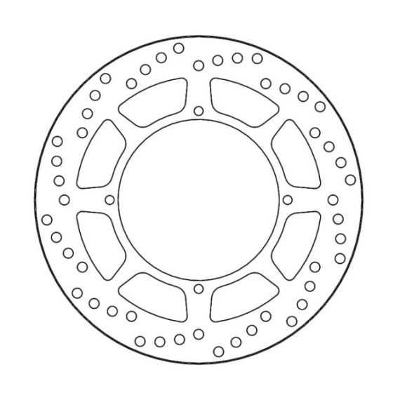 Moto-Master Vintage Brakedisc front Yamaha: YZ125/250/490 (1985-1985)