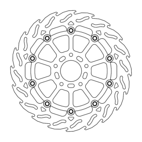 Moto-Master Flame Brakedisc front left KTM: 790 Duke