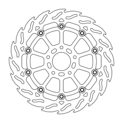 Moto-Master Flame Brakedisc front left KTM: 790 Duke