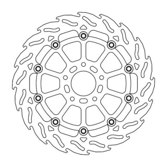 Moto-Master Flame Brakedisc front right KTM: 790 Duke