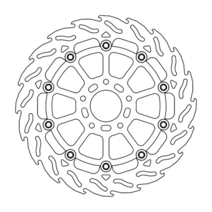 Moto-Master Flame Brakedisc front right KTM: 790 Duke