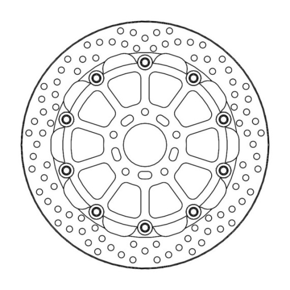 Moto-Master Racing Halo Brakedisc front KTM: 790 Duke